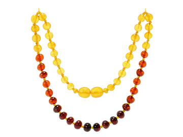 Colar de Âmbar de Bebé 