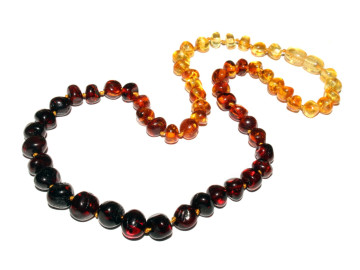 Colar de Âmbar de Bebé 