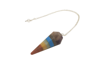 Pêndulo Facetado Chakras
